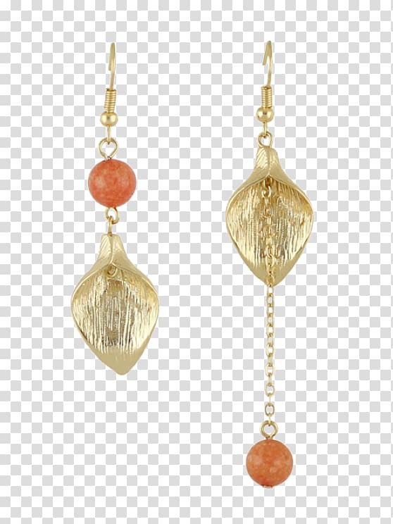 Earring Gemstone Jewellery Imitation pearl Gold, gemstone transparent background PNG clipart