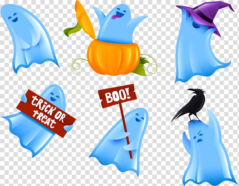 Halloween Ghost Cartoon, Halloween Ghost transparent background PNG clipart