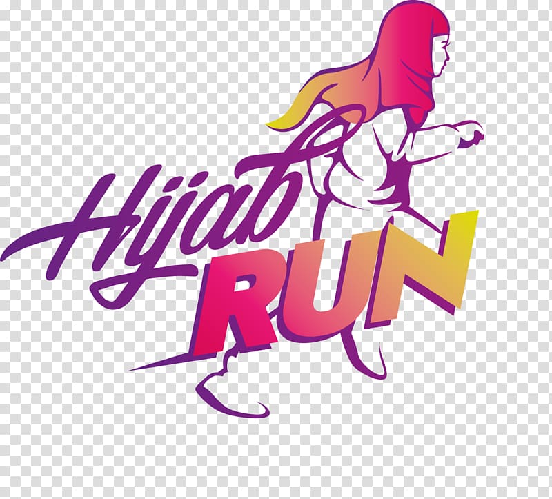 Hijab Run May Indonesia 0, juvenile run it transparent background PNG clipart