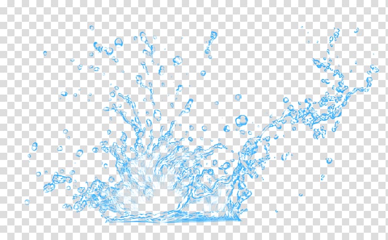 water drop illustration, Water Aerosol spray, The effect of water splashes transparent background PNG clipart