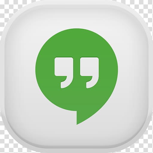Google Hangouts Mobile app Android Google Voice Google Talk, Hangouts Icon transparent background PNG clipart