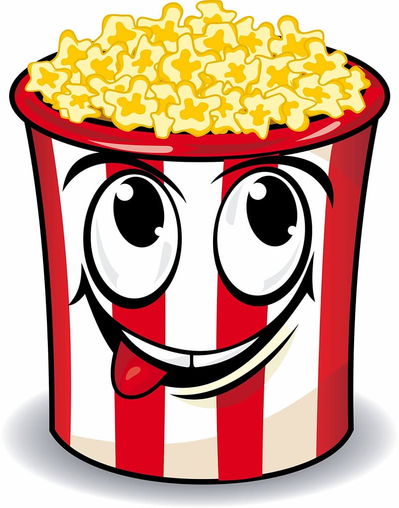 Popcorn Cartoon , Popcorn Microwave transparent background PNG clipart