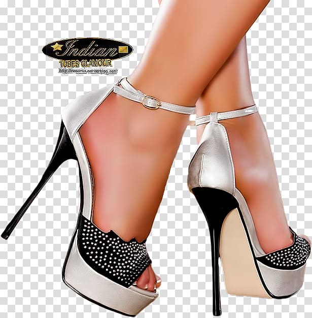 High-heeled shoe Sandal Stiletto heel, sandal transparent background PNG clipart