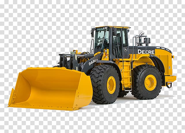 John Deere Service Center Loader Heavy Machinery Architectural engineering, Wheel Loader transparent background PNG clipart