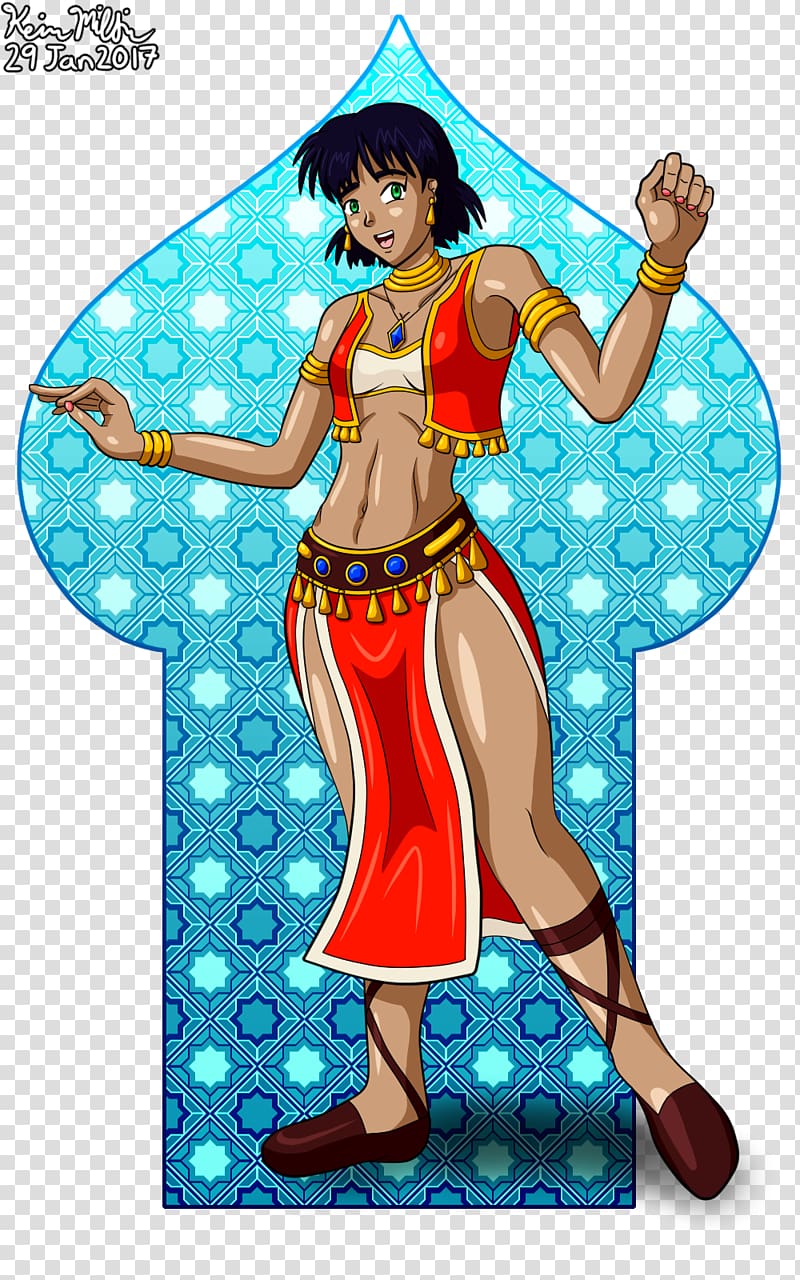 Ryuko Matoi The Good Stuff Sailor Mercury Character, belly dancer transparent background PNG clipart