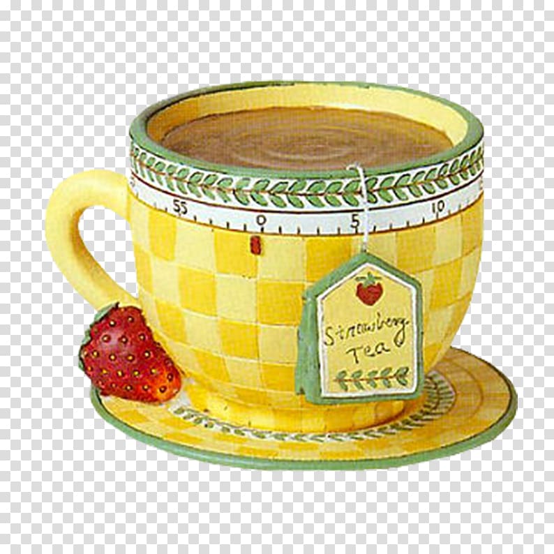 Tea Coffee Breakfast Emoticon, Hand-painted mugs transparent background PNG clipart