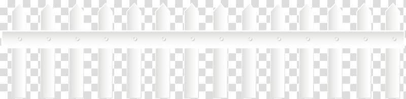 White Line Monochrome, white fence transparent background PNG clipart
