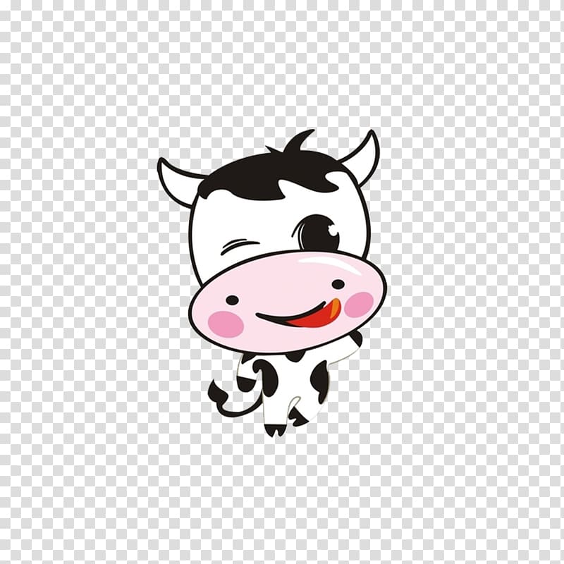 white and black cow illustration, Holstein Friesian cattle Lakenvelder cattle British White cattle Ice cream Beef cattle, Cow Boy transparent background PNG clipart