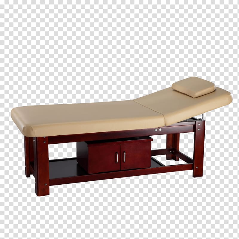 Bed Massage table Furniture Cosmetology, Beauty bed free buckle material transparent background PNG clipart