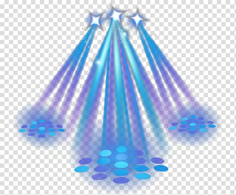 blue lights illustration, Stage lighting, Cool stage lighting transparent background PNG clipart
