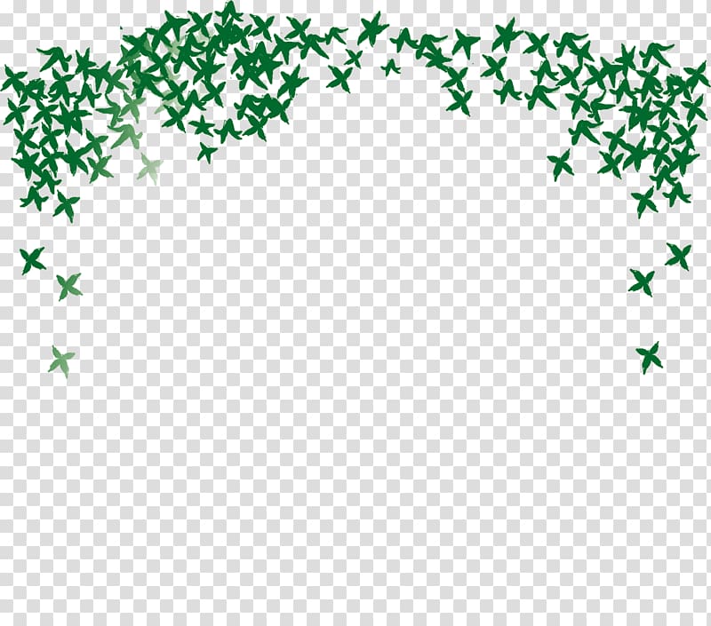 Poster Website Banner , Simple green leaves transparent background PNG clipart