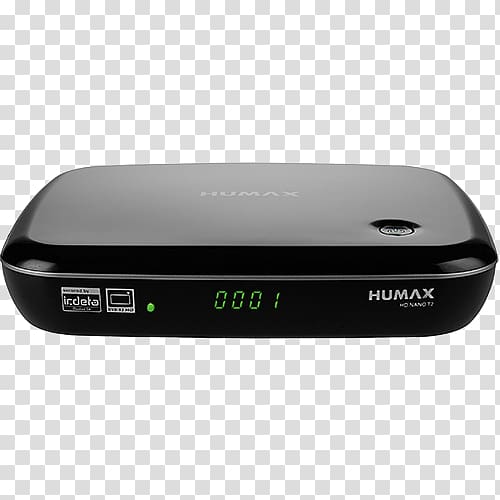 High Efficiency Video Coding DVB-T2 Humax High-definition television ATSC tuner, Receiver transparent background PNG clipart