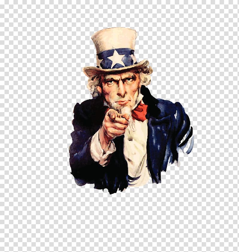 Uncle Sam poster, United States Uncle Sam Zazzle Illustration, Comics Uncle Sam transparent background PNG clipart