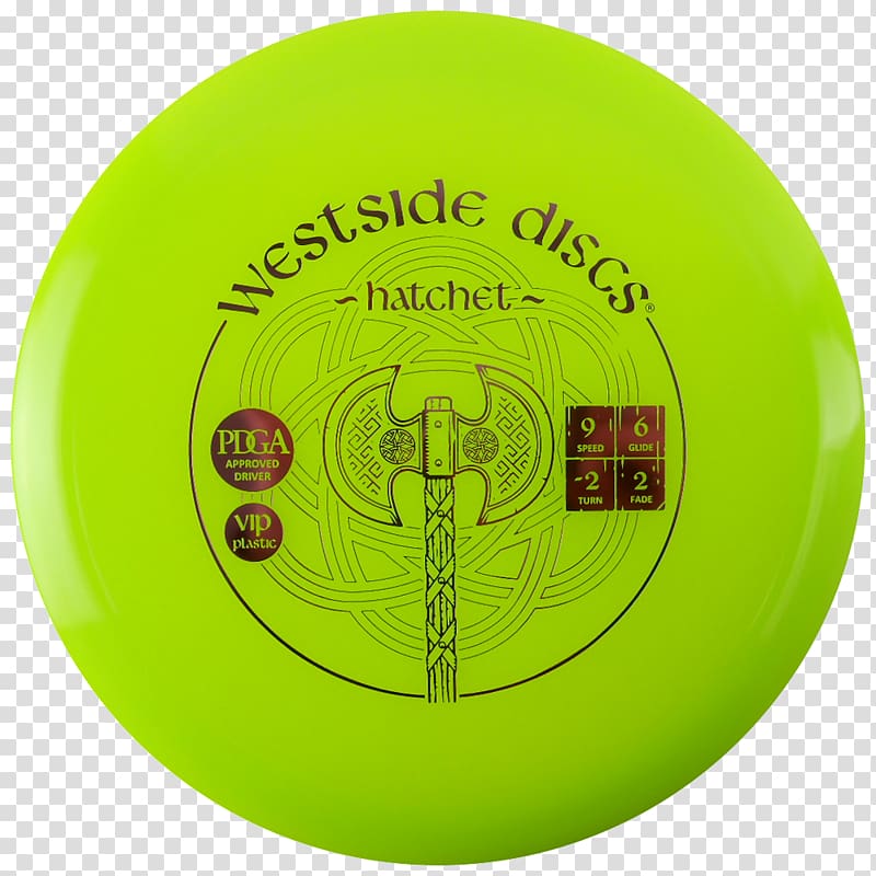Disc Golf Putter Westside Discs VIP Hatchet Wood, fairway golf shot transparent background PNG clipart