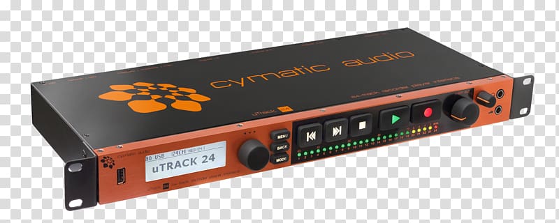 Cymatic Audio uTrack24 Professional audio Audio signal Music 19-inch rack, others transparent background PNG clipart