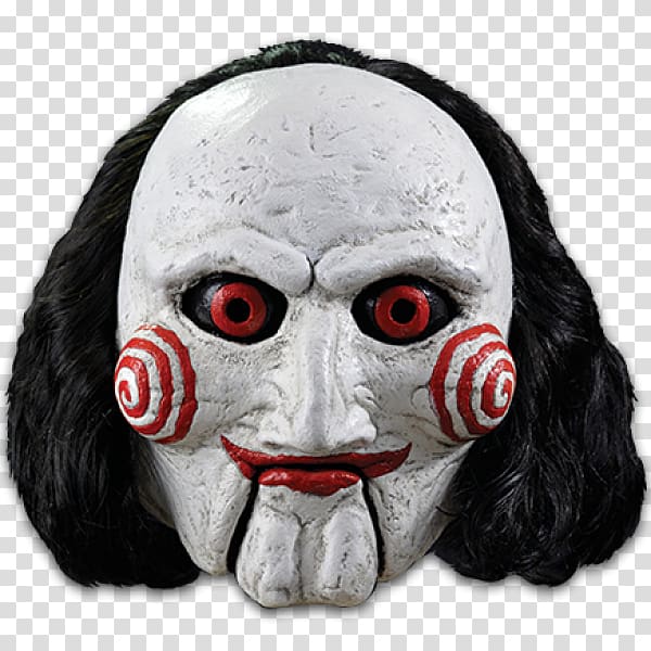 Jigsaw Billy the Puppet Mask Costume, billy saw transparent background PNG clipart