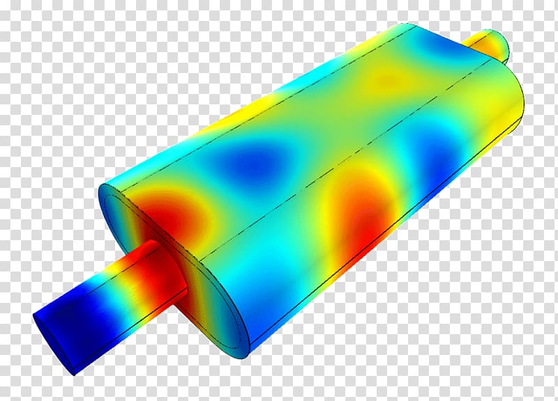 Acoustics COMSOL Multiphysics Acoustic wave Vibration Muffler, Acoustic Design transparent background PNG clipart