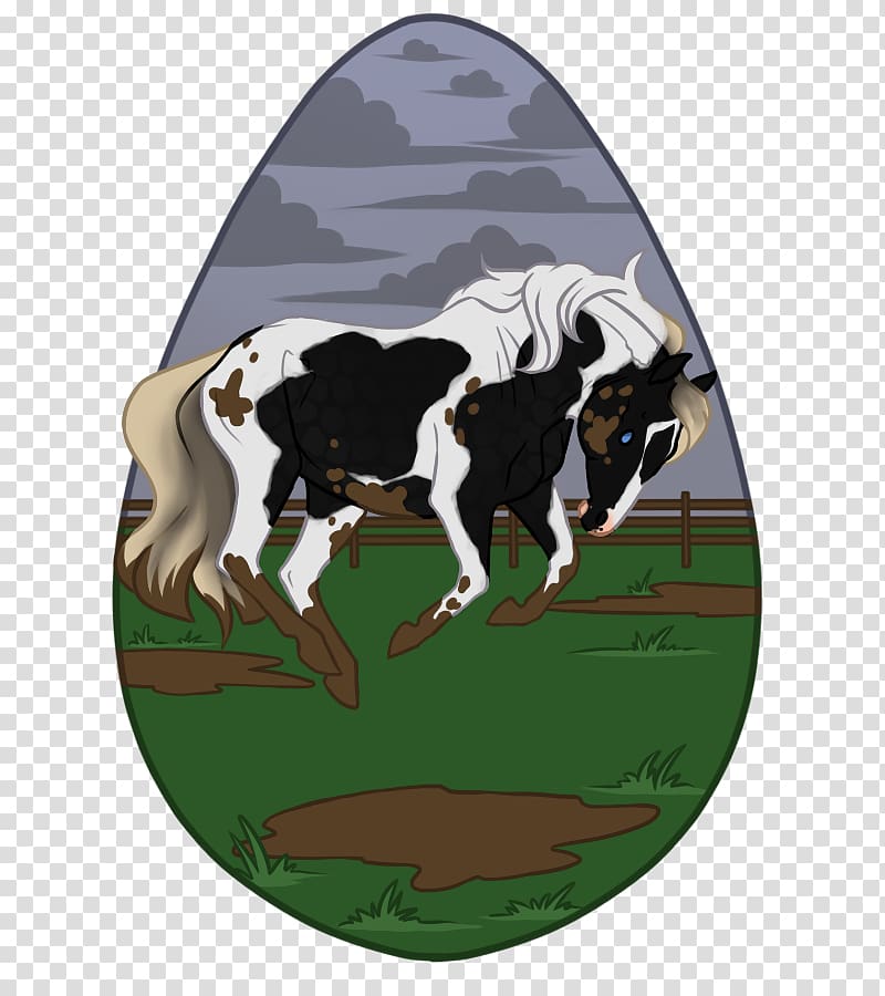 Dairy cattle, mud horse transparent background PNG clipart