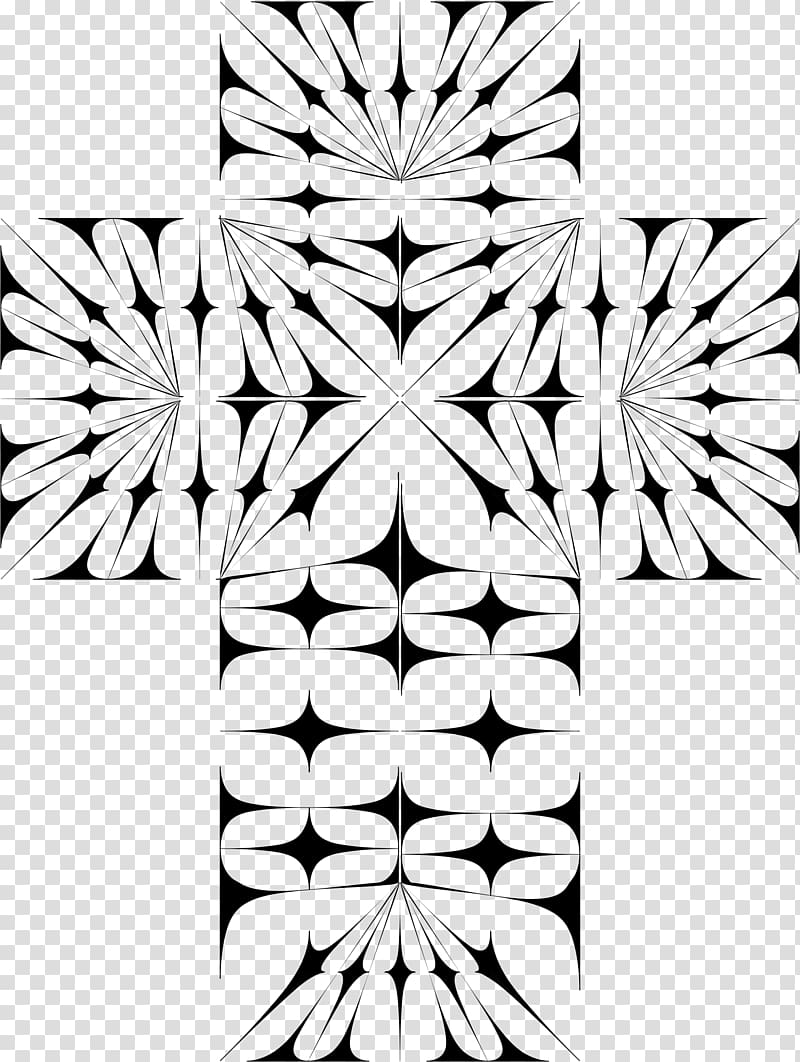 Black and white Cross , decorative arrow wireframe transparent background PNG clipart