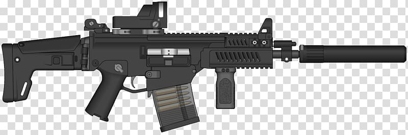 Assault rifle Firearm Automatic rifle, Assault rifle transparent background PNG clipart