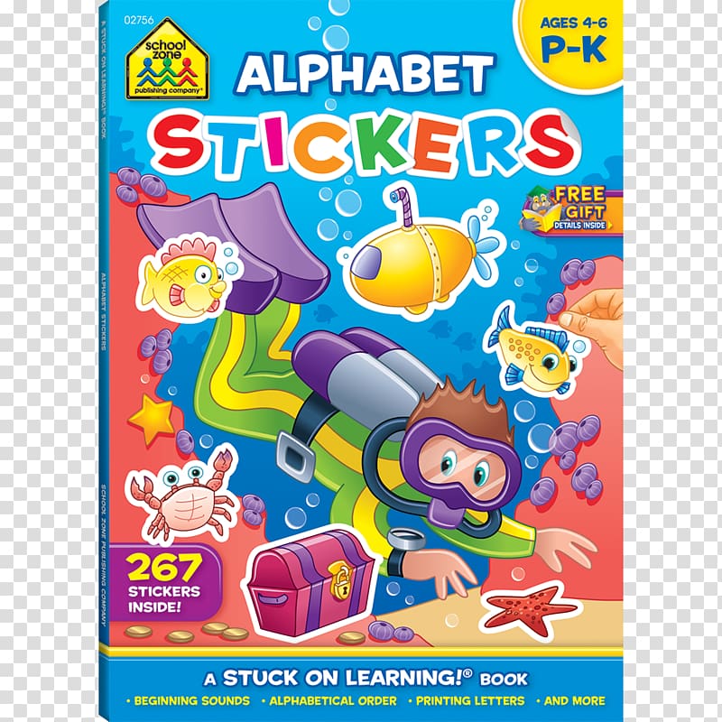 Alphabet Big Preschool Workbook Reading Readiness K-1 Sticker Letter, school transparent background PNG clipart