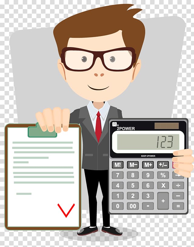 man holding calculator , Accountant Accounting Cartoon, accounting financial transparent background PNG clipart