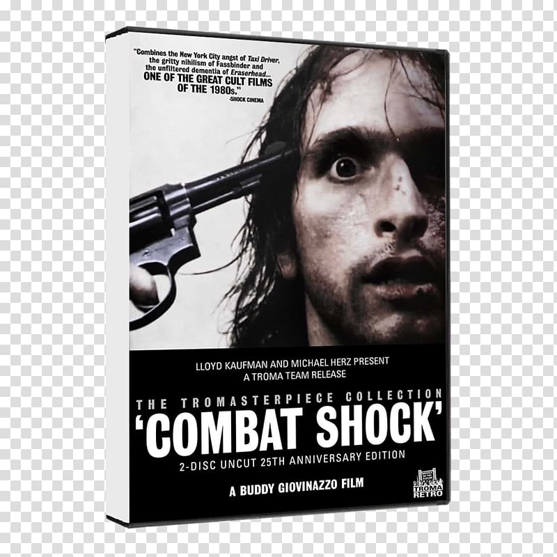 Buddy Giovinazzo Combat Shock Troma Entertainment DVD Film, 25th Anniversary transparent background PNG clipart