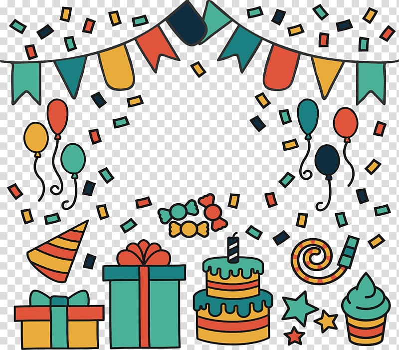 Party Birthday Carnival, Carnival birthday party transparent background PNG clipart