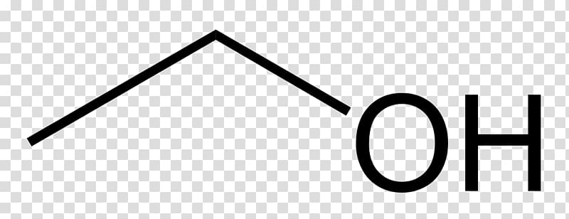 Ethanol Skeletal formula Structural formula Alcohol Structure, others transparent background PNG clipart