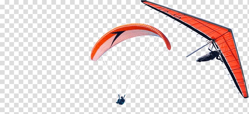 Paragliding Wing Hang gliding Gleitschirm Aircraft, aircraft transparent background PNG clipart