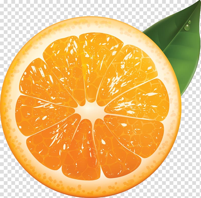 Orange juice Tangerine Mandarin orange, paint orange transparent background PNG clipart