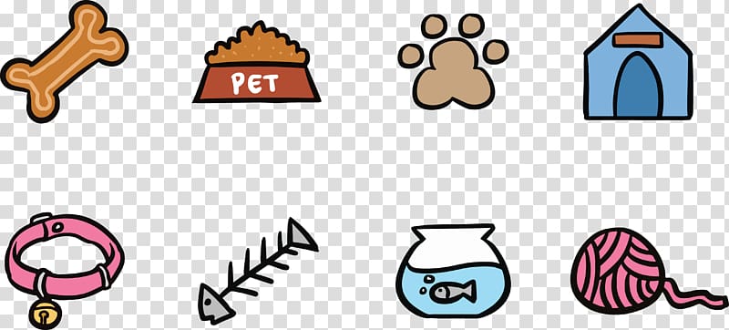 Cat food , Cat supplies collection transparent background PNG clipart