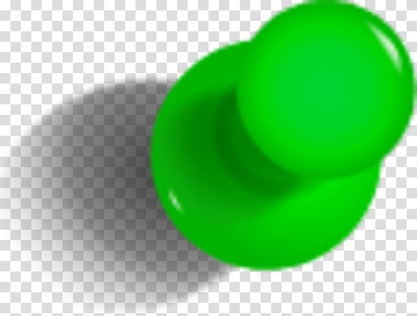 green push pin , Nail Green, Thumbtack transparent background PNG clipart