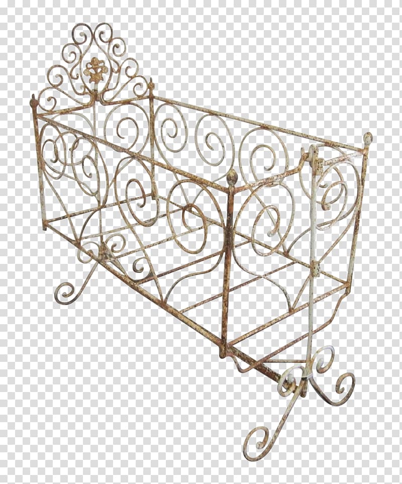 Iron Chairish Furniture Bed, iron transparent background PNG clipart