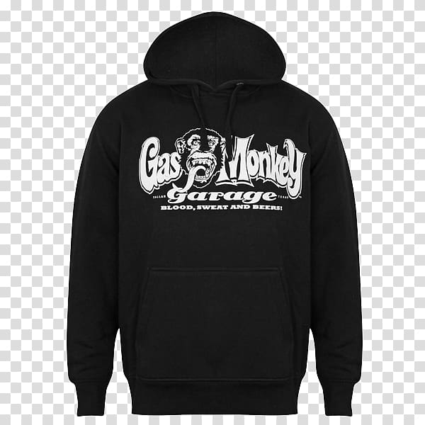 Gas Monkey Garage T-shirt Hoodie Clothing, T-shirt transparent background PNG clipart