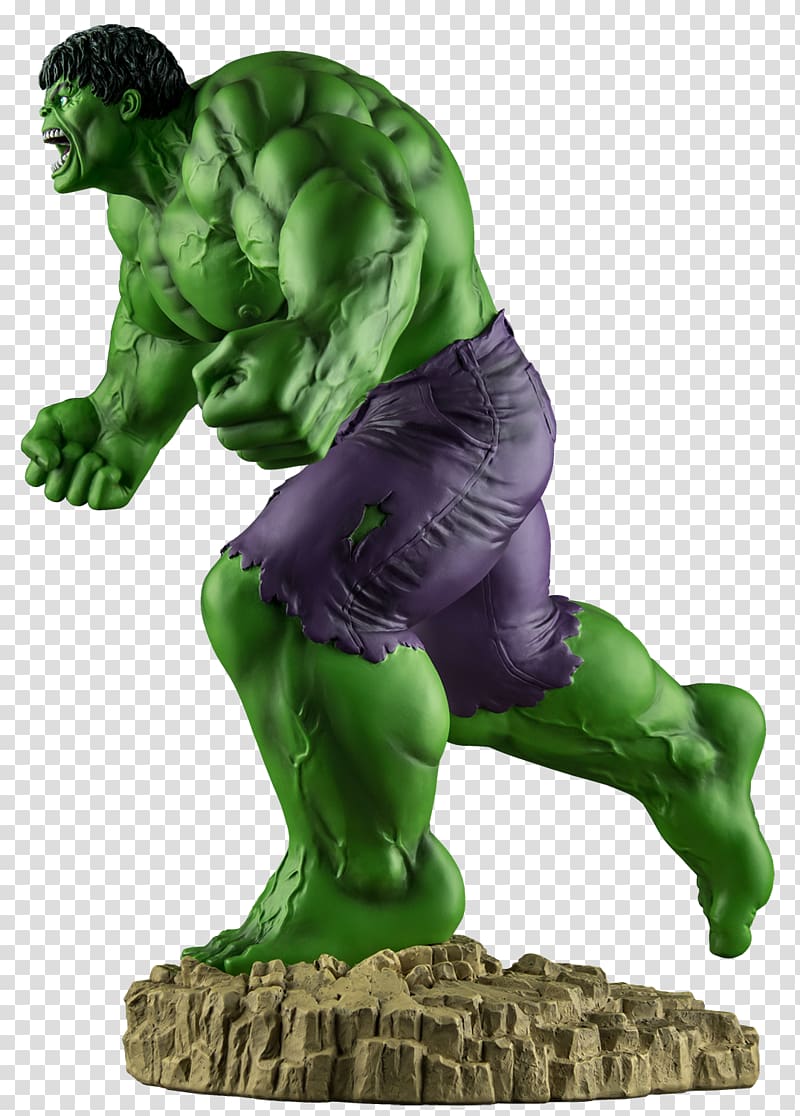 Hulk Statue Superhero Figurine Marvel Cinematic Universe, mini hulk transparent background PNG clipart