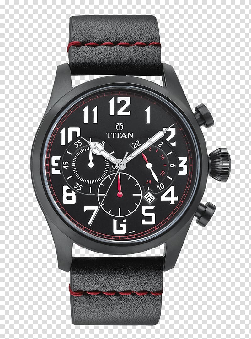 Chronograph Watch Panerai Titan Company Luxury goods, watch transparent background PNG clipart