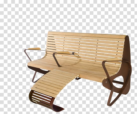 Bench Street furniture Steel Wood Banc public, street chair transparent background PNG clipart