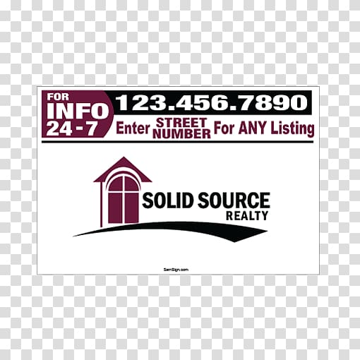 Real Estate SOLID SOURCE REALTY INC: PRECIOUS WATERS Sam's Signs, directional sign transparent background PNG clipart