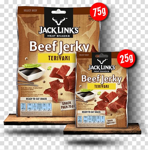 Jack Link's Beef Jerky Jack Link's Beef Jerky Teriyaki, beef jerky transparent background PNG clipart