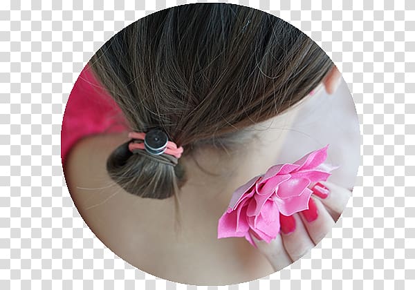 Hair tie Eyelash Pink M RTV Pink, HAIR BOW transparent background PNG clipart