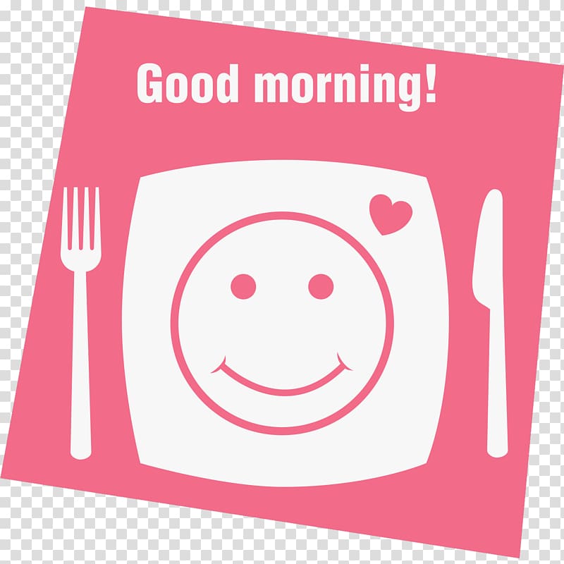 Full breakfast Pink Morning, Pink Pad Good Morning Breakfast transparent background PNG clipart