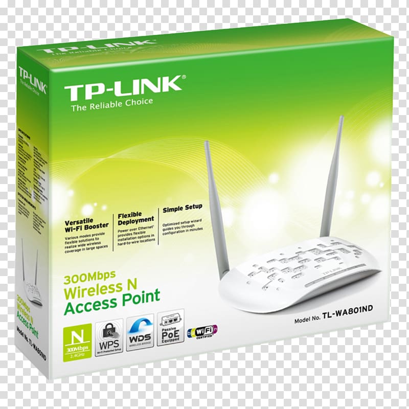 Wireless Access Points TP-Link TL-WA801ND TP-Link TL-WA901ND IEEE 802.11n-2009, Access Point transparent background PNG clipart