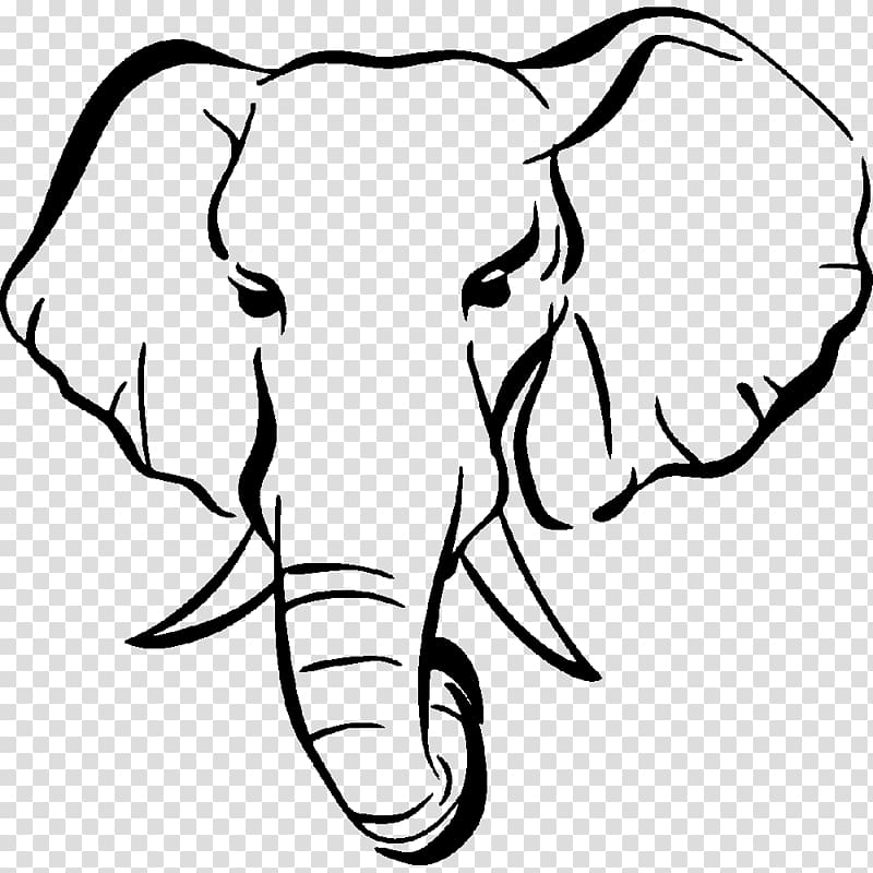 black elephant art, Elephant Drawing Silhouette Henna , elephant transparent background PNG clipart