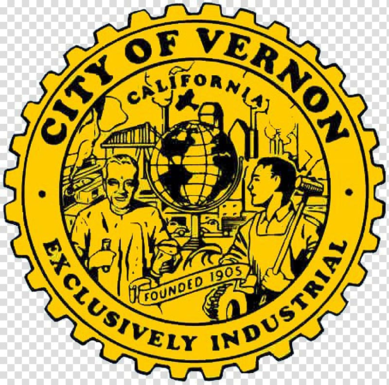 Vernon City Hall South Gate Palmdale San Dimas Monterey Park, logo gold transparent background PNG clipart