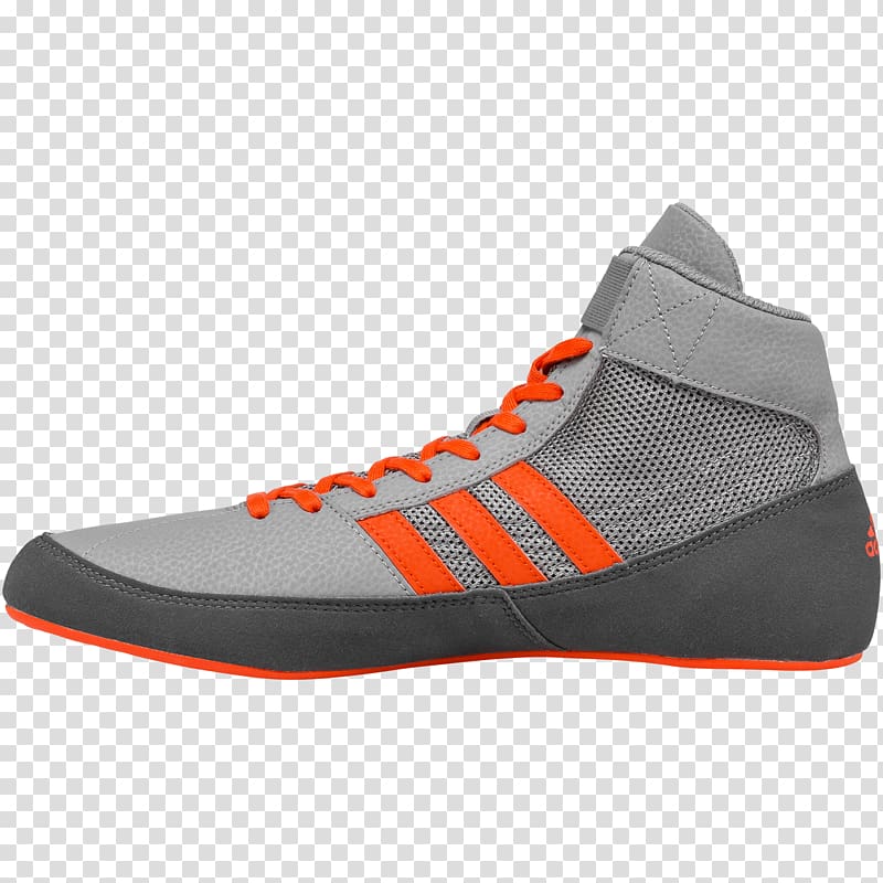Adidas Wrestling shoe Sneakers ASICS, orange grey transparent background PNG clipart