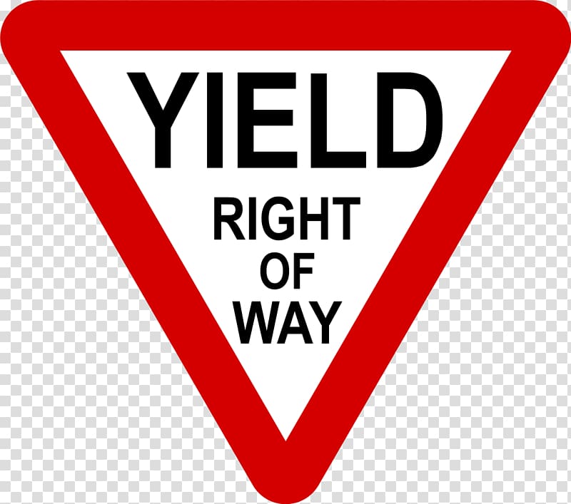 Yield sign Right-of-way Stop sign Traffic sign United States, united states transparent background PNG clipart