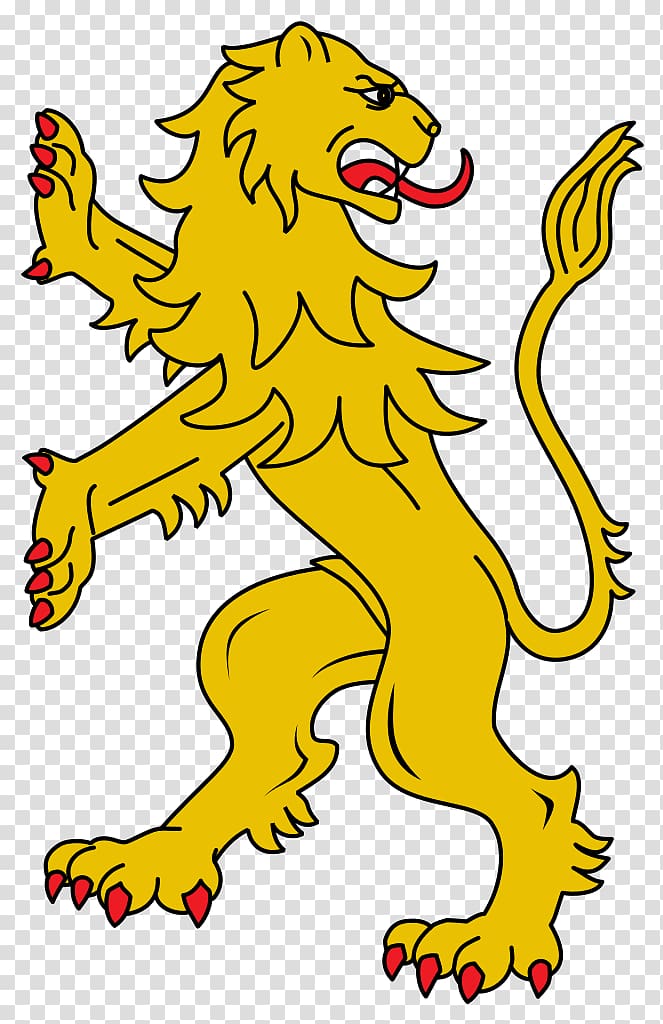 Lion Coat of arms Heraldry Royal Banner of Scotland , lion transparent background PNG clipart