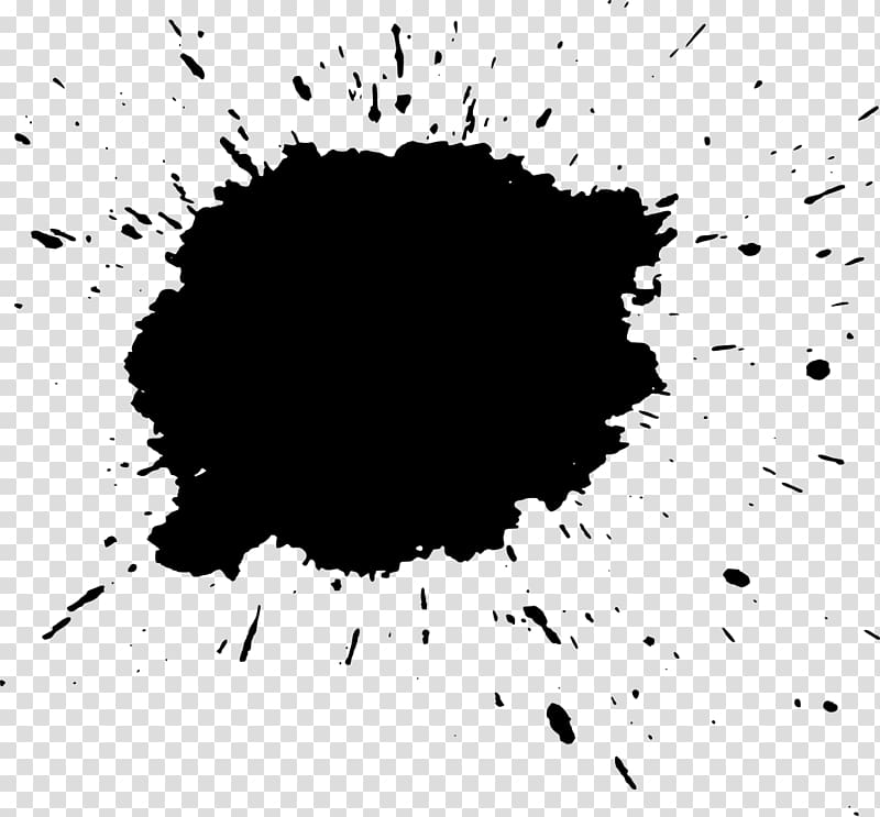 black splatter , Ink Stain Desktop , ink splash transparent background PNG clipart