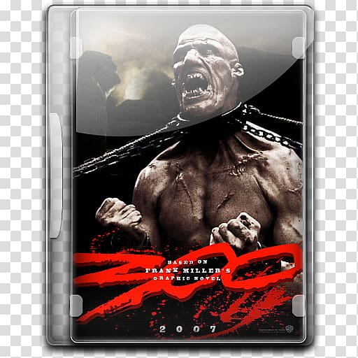 300 DVD case, muscle technology, 300 v12 transparent background PNG clipart